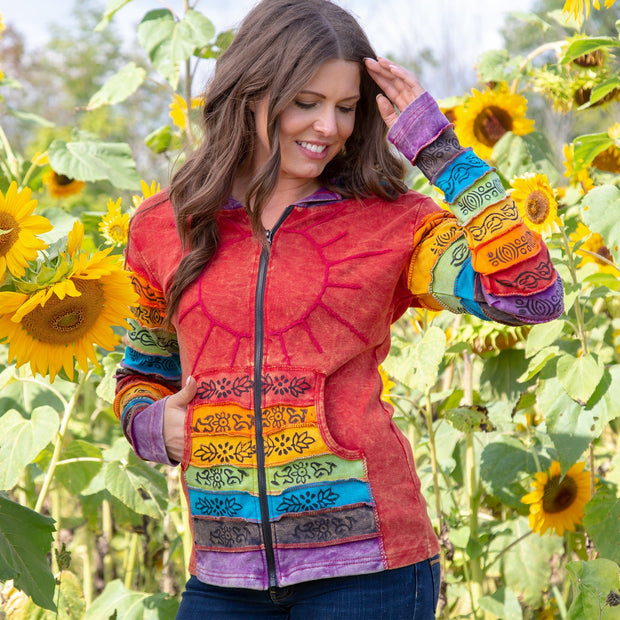 Sunshine Daydream Hooded Jacket | Fair Trade