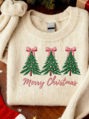 Women's Casual Print Long Sleeve Knit Top