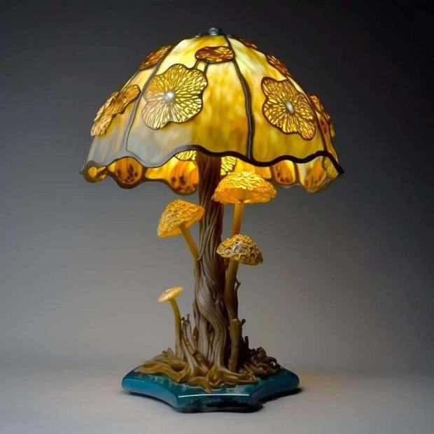 Painting Mushroom Table Lamp