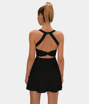 Backless Crisscross Active Dress-Easy Peezy Edition