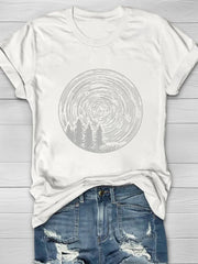 The Annual Rings Of Trees Print Women's T-shirt