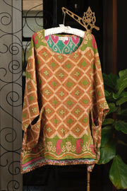 Kantha Pullover in Butterscotch Kiss