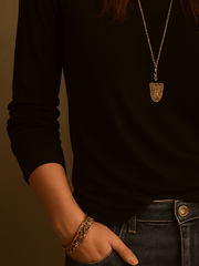 Basic Soft Ivory Everyday Long Sleeve T-shirt