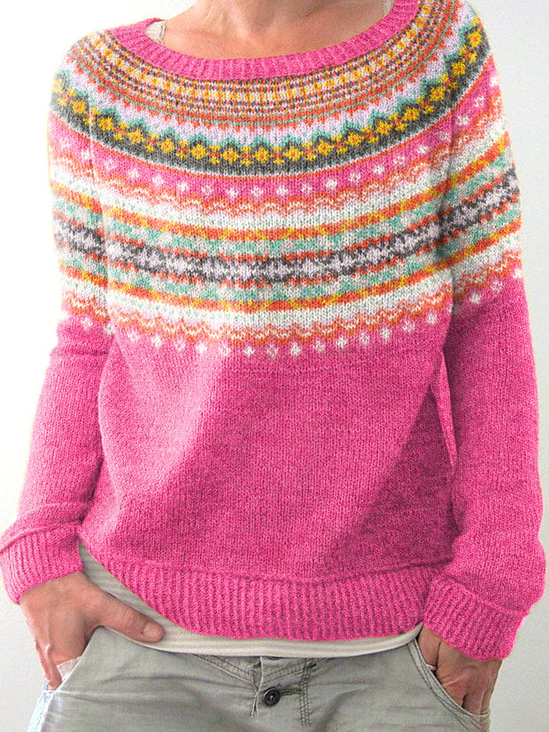 Pink Soft Cozy Knit Sweater