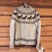 Vintage Icelandic Knit Jacquard Warmth Sweater(Unisex)