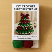 DIY Crochet Christmas Tree Kit – Handmade Holiday Decoration Set