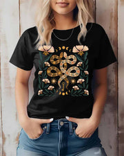 Fashionable Luxury Animal Print T-Shirt