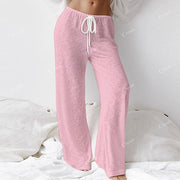 Women's Pure Pink Long Sleeve Cotton Homewear Set