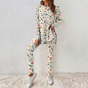 Christmas Nutcracker Pattern Women's Long Sleeve Suit