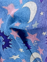 Women's  Hallloween Bats Cotton Flared Jeans Pants