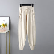 Autumn and winter harem pants casual two-piece set