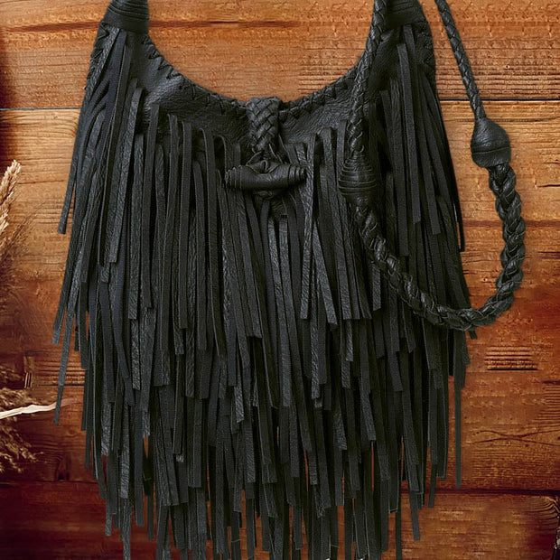 Vintage Tassels Crossbody Bag