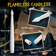Floating Flameless Candle with Magic Wand