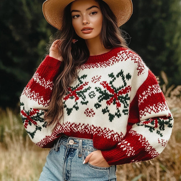 Women's Vintage Christmas Sweater