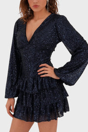 "Paris" dress navy