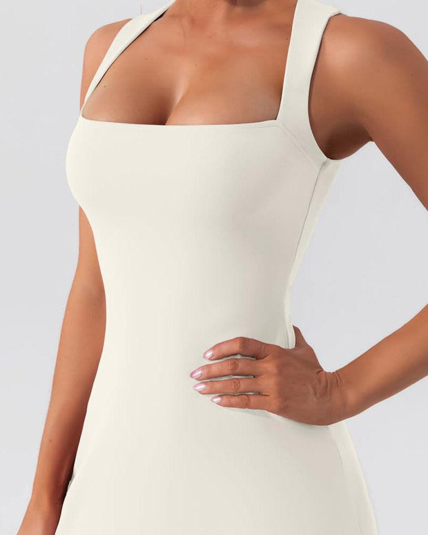 Seamless Strap Shape Dress