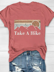 Take A Hike Outdoor Nature Print Women's T-shirt