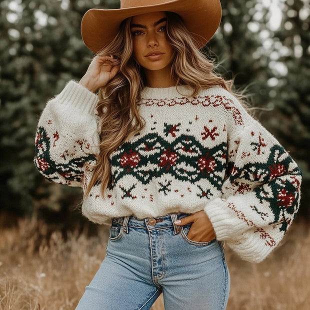 Women's Christmas Oversized Casual Sweater