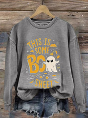 Women's Halloween Printed Sweatshirt