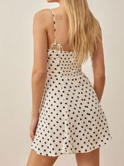 Polka dot mini dress