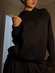 Casual Patchwork Mesh Diamond Hooded Sweatshirt