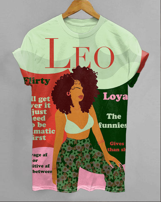 Leo Girly Season Unisex Short Sleeve Tshirt