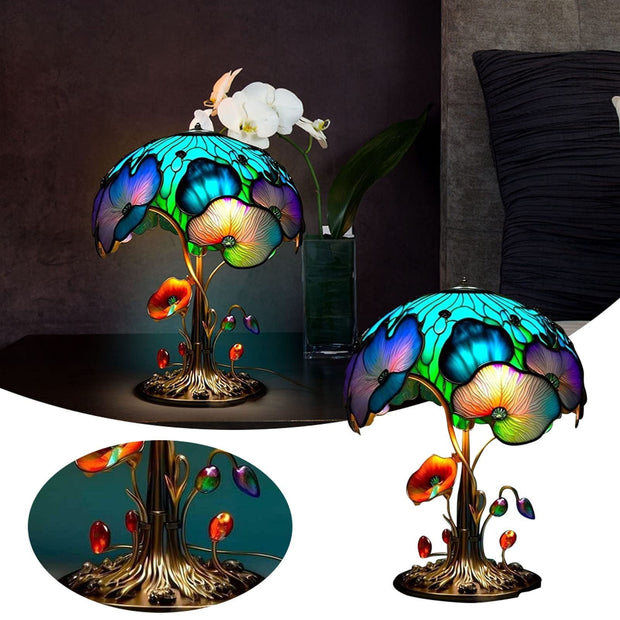 Painting Mushroom Table Lamp