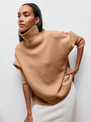Long-sleeved Pullover Solid Color Sweater