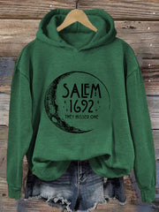 Women's Halloween Salem 1692 They Missed One Casual Hoodie