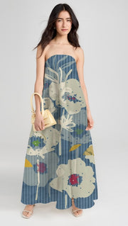 Elegant Printing Stylish Loose Maxi Dress