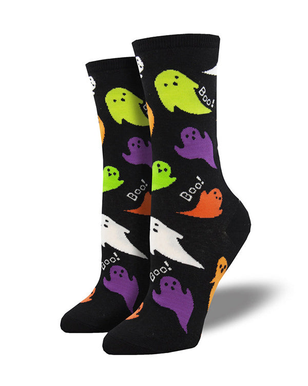 Halloween Ghost Creative Pattern Cotton Unisex Couple Mid-length Socks