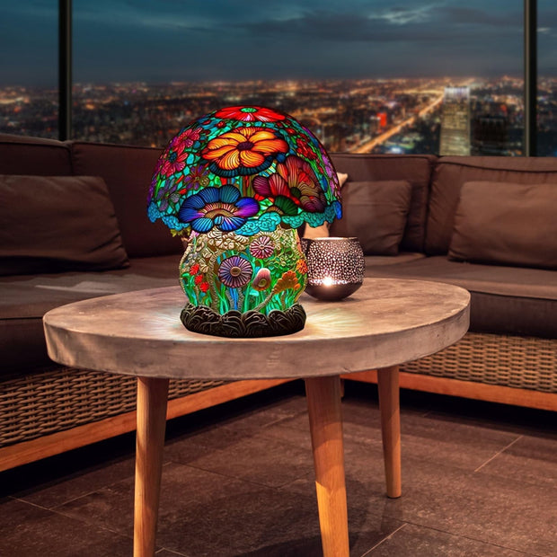 Painting Mushroom Table Lamp