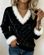 Women's Casual Christmas Christmas Quilted Top