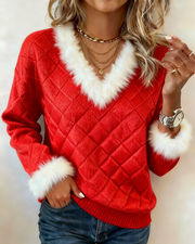 Women's Casual Christmas Christmas Quilted Top