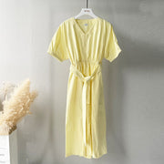 Toppies White Cotton Puff Sleeve Dress Woman Summer Midi Dress Short Sleeve Cascading Ruffles Blouses Dress