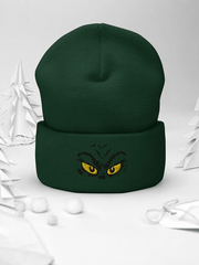 Unisex Stretch Knit Christmas Embroidered Hat