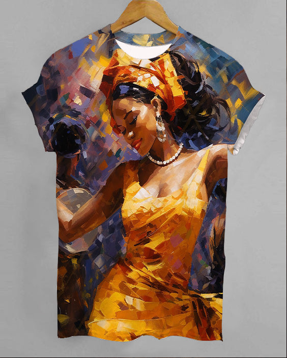 Dancing Black Girl Fashion T-Shirt