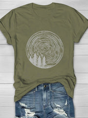 The Annual Rings Of Trees Print Women's T-shirt