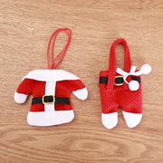 6 Pieces Christmas Silverware Holders Knife Fork Pouch Bag