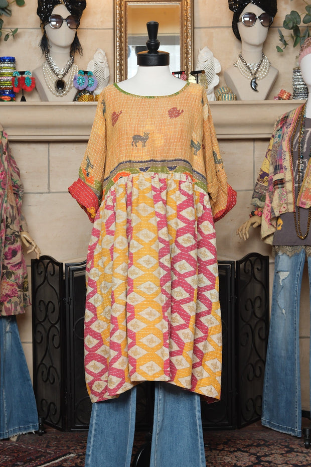 Midi Dress in Little Deer