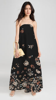 Elegant Printing Stylish Loose Maxi Dress