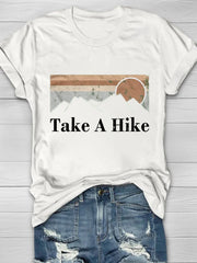 Take A Hike Outdoor Nature Print Women's T-shirt