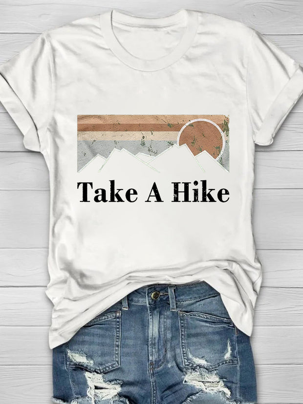 Take A Hike Outdoor Nature Print Women's T-shirt