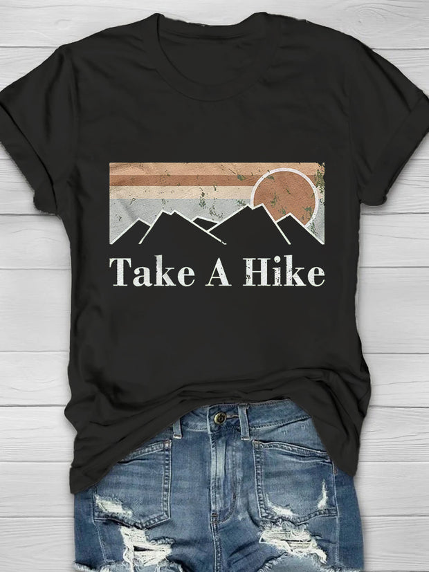 Take A Hike Outdoor Nature Print Women's T-shirt