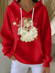 Women's Casual Santa Claus Christmas Hoodie