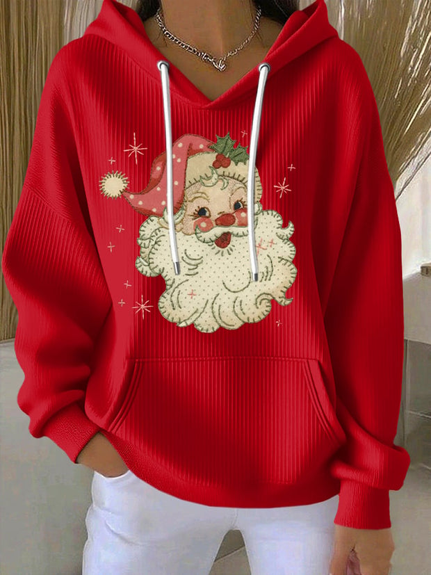 Women's Casual Santa Claus Christmas Hoodie