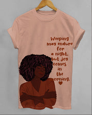 Weeping May Endure For A Night Crew Neck Short Sleeve Shirt