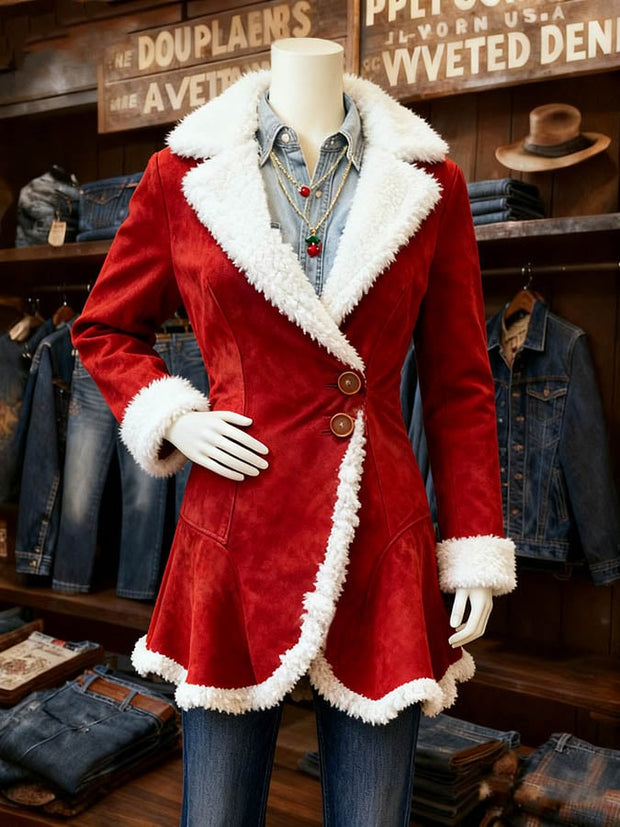 Women'S Casual Loose Contrast Color Patchwork Jacket