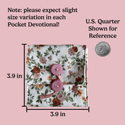 💖 Handcrafted Pocket Devotional – Faith Edition 🙏