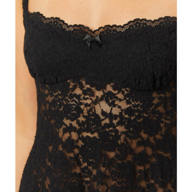 Black Lace Mini Dress